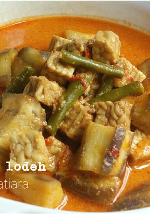 Foto resep Sayur Lodeh (Terong, Tempe, Kacang panjang)