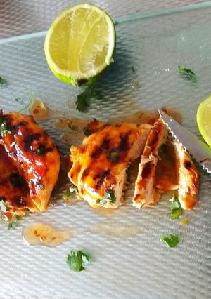 Foto resep Chicken fillet sweet garlic hot sauce