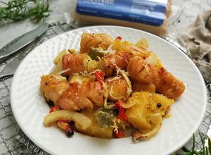 Foto resep ROASTED SAUSAGE Potatoes & Peppers