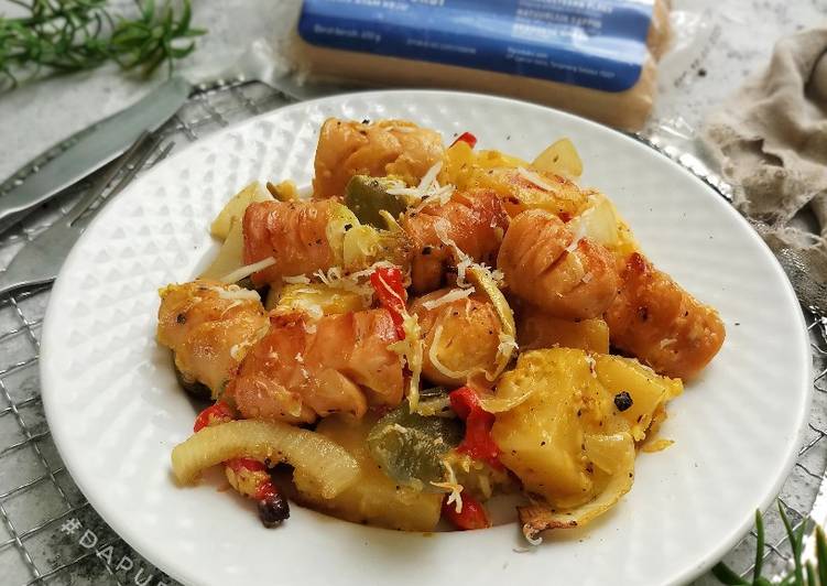Resep ROASTED SAUSAGE Potatoes &amp; Peppers | Langkah Membuat ROASTED SAUSAGE Potatoes &amp; Peppers Yang Enak Dan Mudah