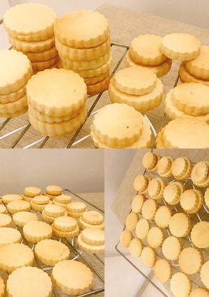 A picture of Scottish shortbread cookies.