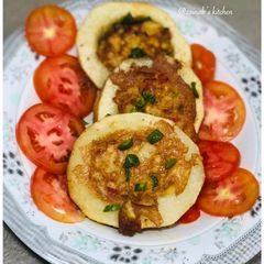 A picture of Stuffed ring yam🍽.