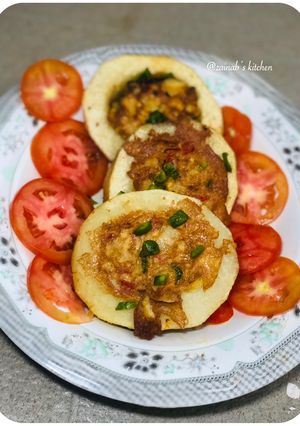 A picture of Stuffed ring yam🍽.