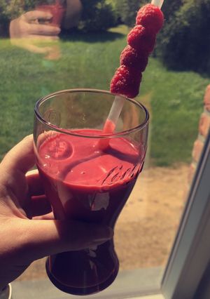 Une photo de Smoothie Fraise/Framboise