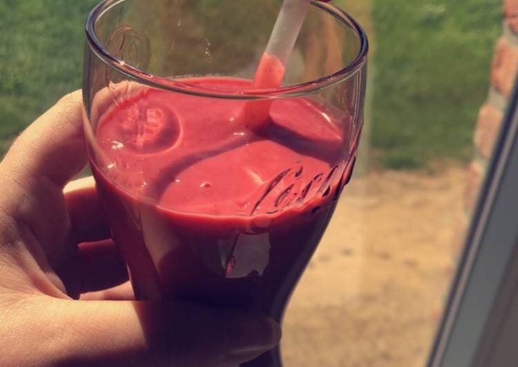 La Meilleur Recette De Smoothie Fraise/Framboise