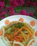 Cà Rốt-Su Su Xào Nấm