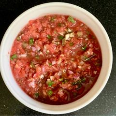 A picture of Mexican Tomato 🍅 Salsa.