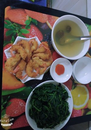 Hình của món Tôm chiên xù.