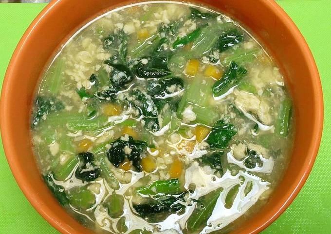 Resep Sup telur praktis Anti Gagal