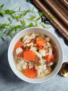 Foto resep Sup kembang kol dan wortel