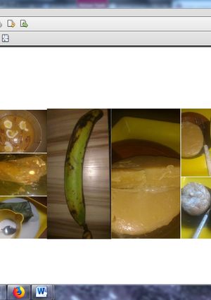 A picture of Unripe plantain moimoi.