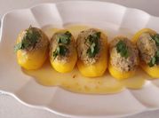 Una foto de papas rellenas sin horno
