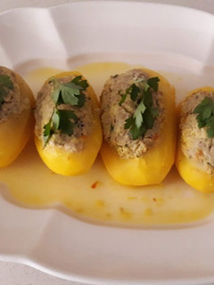 Una foto de Patatas rellenas, sin horno