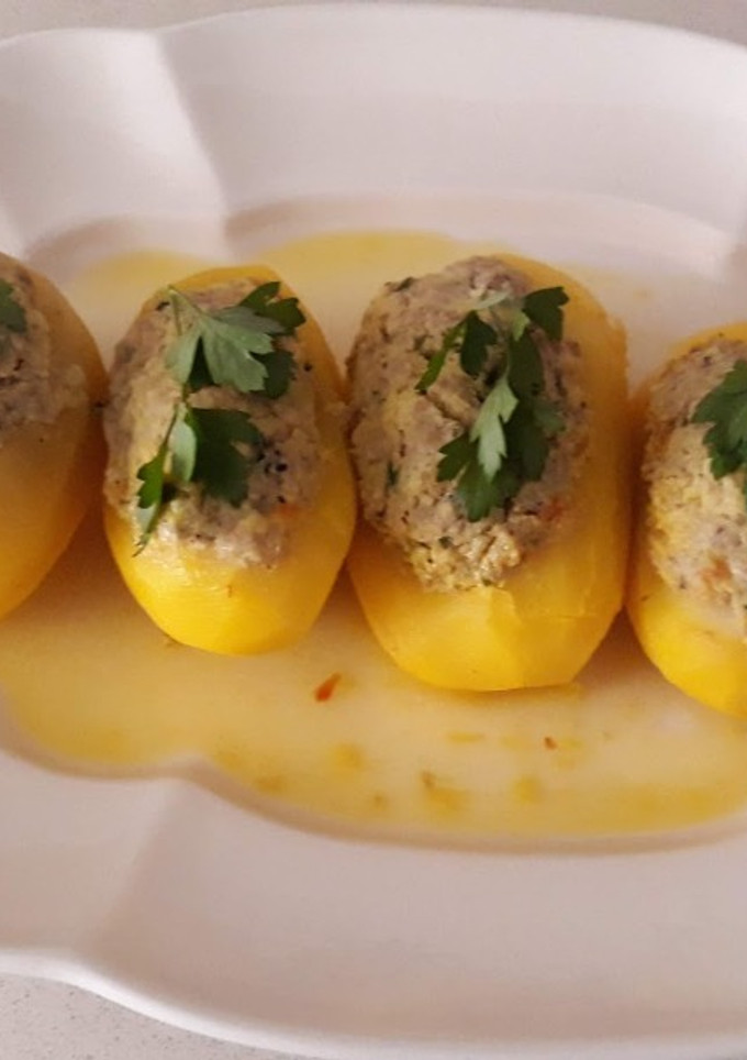 Una foto de Patatas rellenas, sin horno