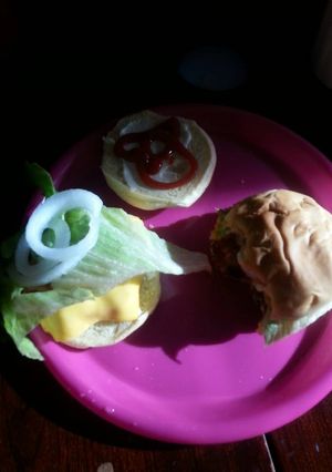 Una foto de Hamburguesa home made