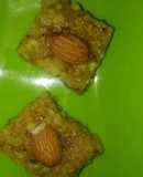 Orange Coconut Khoya Burfi