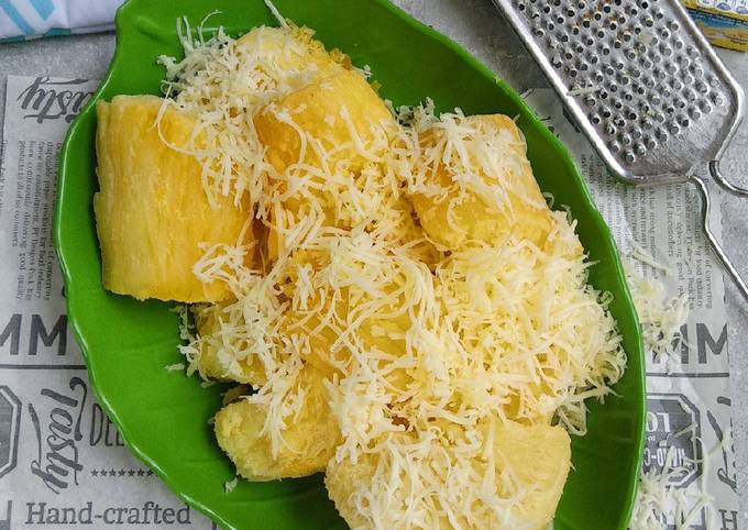 Resep Singkong keju merekah oleh Puji Winarni - Cookpad