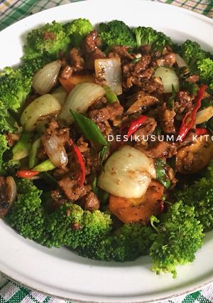 Foto resep Brokoli Sapi Lada Hitam