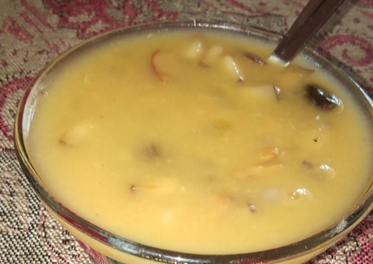 Steps to Prepare Award-winning Pasiparu payasam moong dal kheer