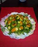 Ensalada de Palta Espinacas y Calabaza