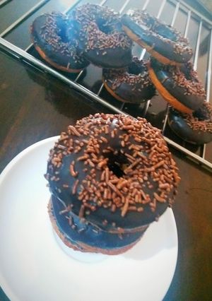 A picture of Eggless doughnuts.