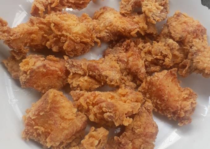 Resep Ayam pop corn crispy oleh Ummu Zalfa - Cookpad