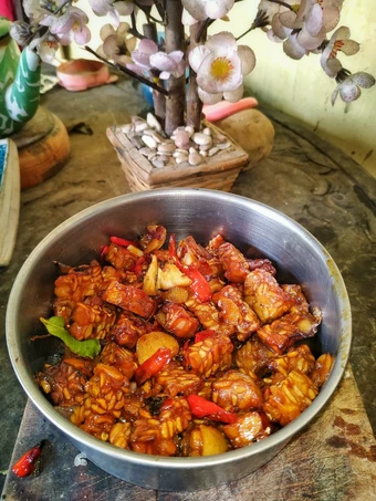 Cara Gampang Membikin Resep Kering tempe pedas manis yang Lezat Sekali Anti Ribet, Sempurna