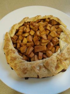 Una foto de Galette de manzanas