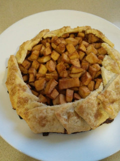 Una foto de Galette de manzanas