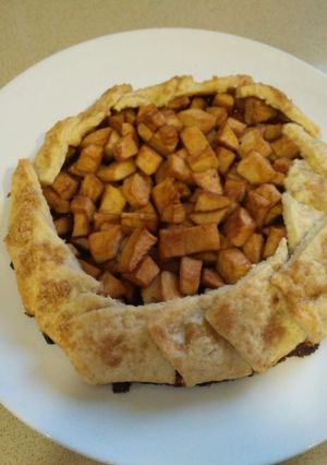Una foto de Galette de manzanas