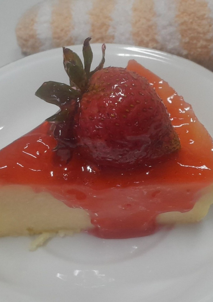 Foto resep Strawberry Cheese Cake, Mudah tanpa Mixer dan Oven