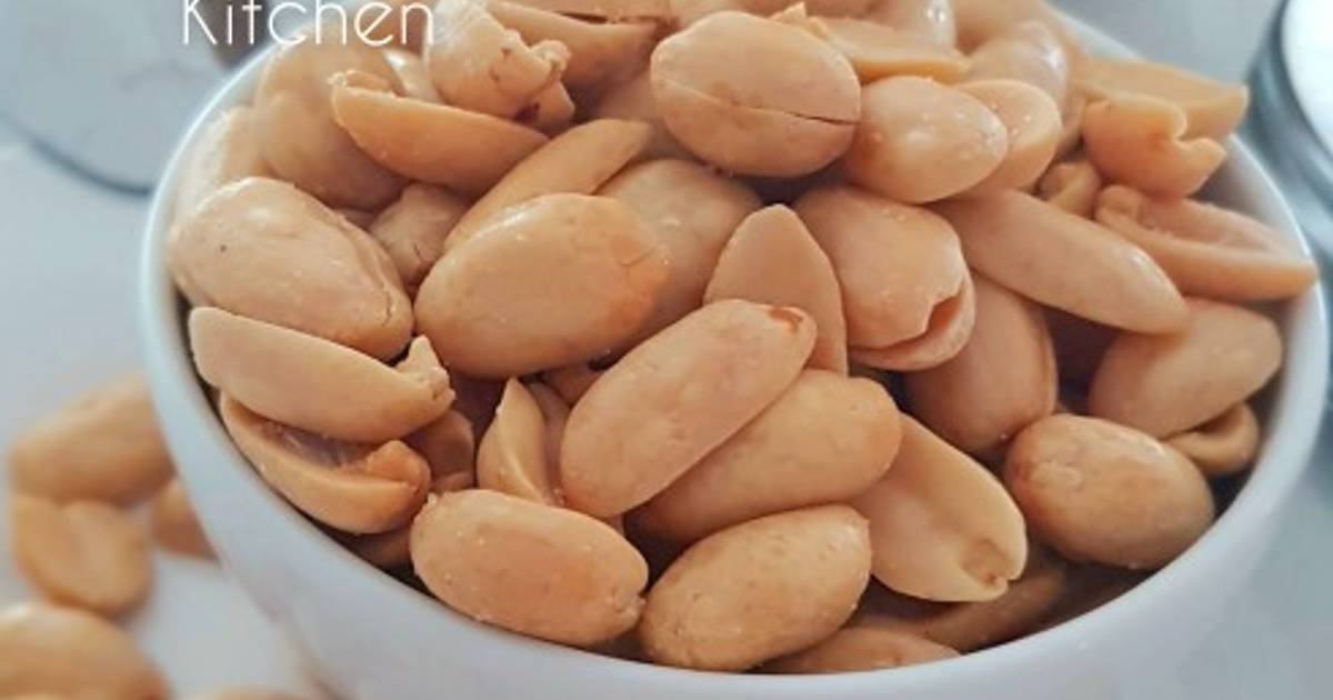 Salted Garlic Peanuts Recipe by Pinkblanket's Kitchen Cookpad