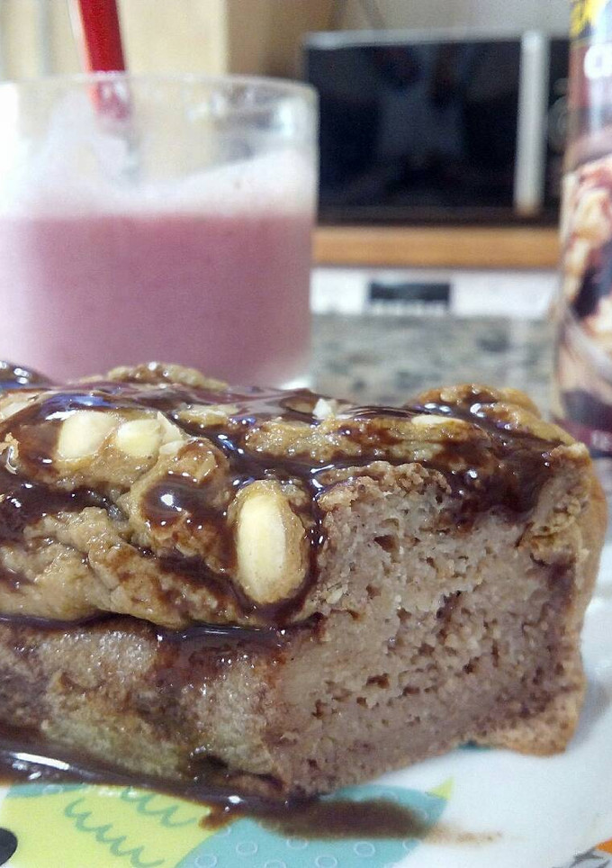Una foto de Bizcocho húmedo de manzana y vainilla