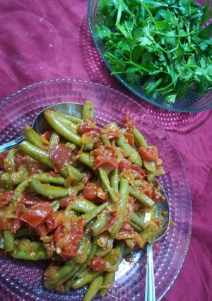 عکسی از دستور خوراک لوبیا فوق العاده خوشمزه
