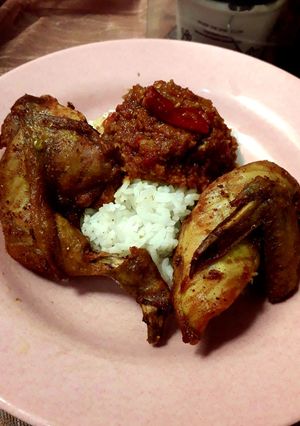 Foto resep Ayam TG Goreng Sederhana+Sambal Kemiri