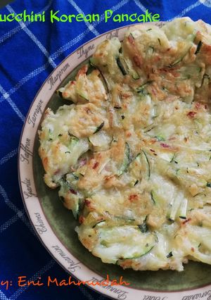 Foto resep Zucchini Korean Pancake