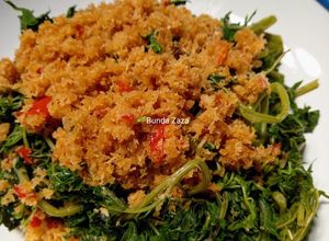 Foto resep Sambal Kelapa Urap Daun Kenikir