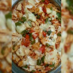 A picture of Chessy creamy Bread lasagna#eid recipe.