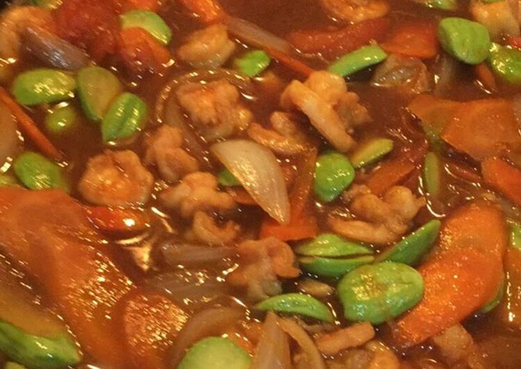 Resep Udang Petai Kecap, Enak