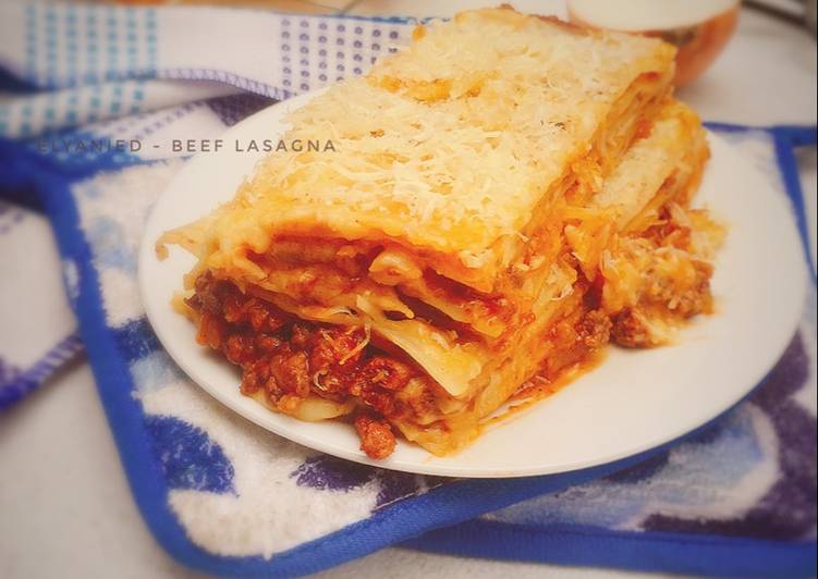 Beef lasagna #pr_pasta