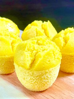 Foto resep Apem labu kuning merekah