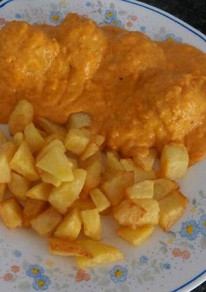 Foto principal de Albóndigas de tofu con salsa de curry