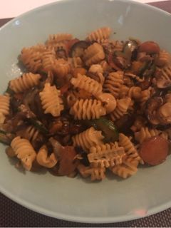 Una foto de Pasta vegana
