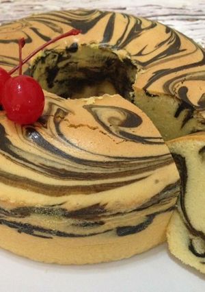 Foto resep Marmer Cake (Bolu Marmer)