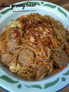 Foto resep Bihun goreng baso sayur