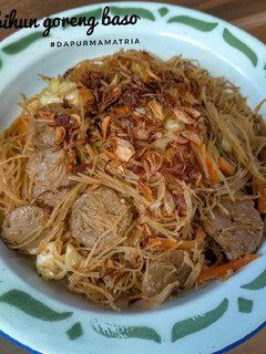 Foto resep Bihun goreng baso sayur
