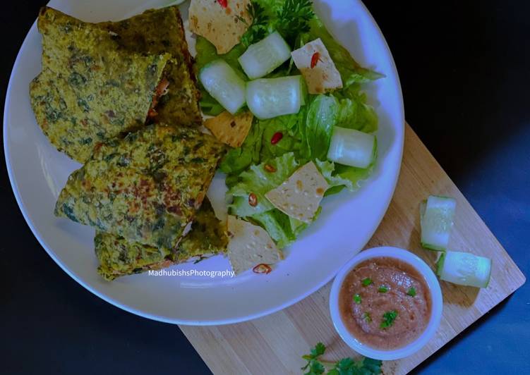 Recipe of Quick Thepla Quesadillas