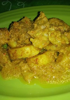 Foto resep Gulai kering daging sapi mantap😁