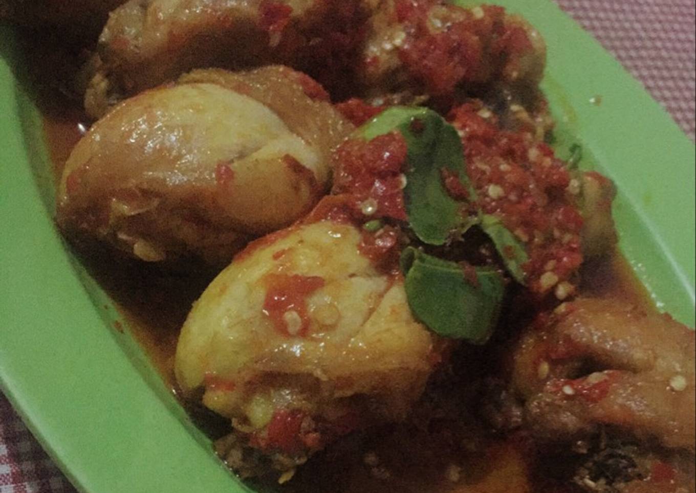 Ayam tumis balado daun jeruk