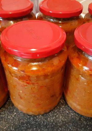 O poză a rețetei Zacuscă de legume.